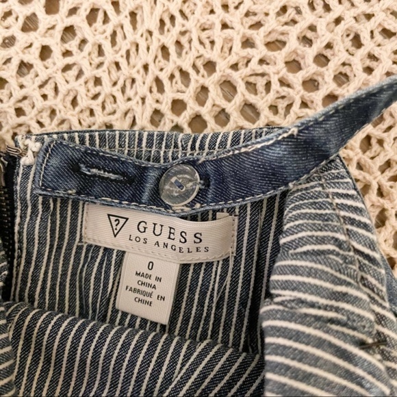 Guess Dark Denim Midi Dress with Straps and Side Slit - Picture 13 of 13